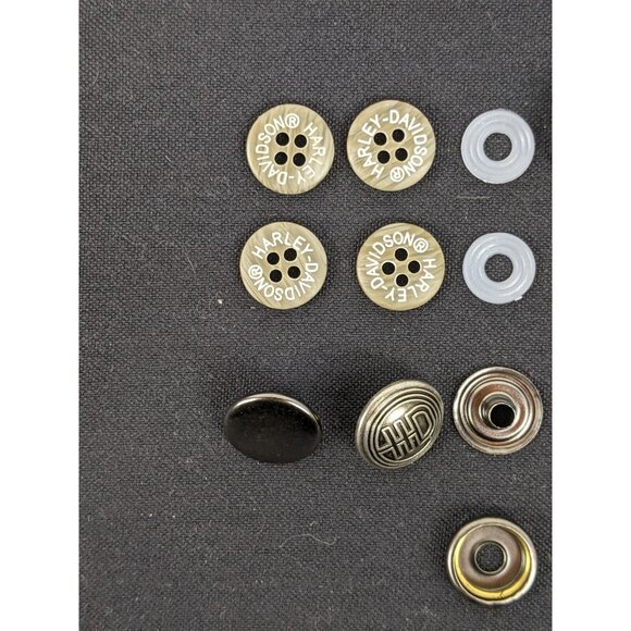 Vintage Mixed Lot Harley Davidson Buttons Snaps - Picture 2 of 9